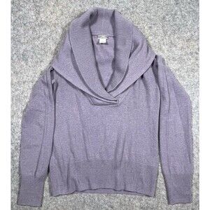 J. Crew 100% Italian Cashmere Sweater Shawl Collar Size Small